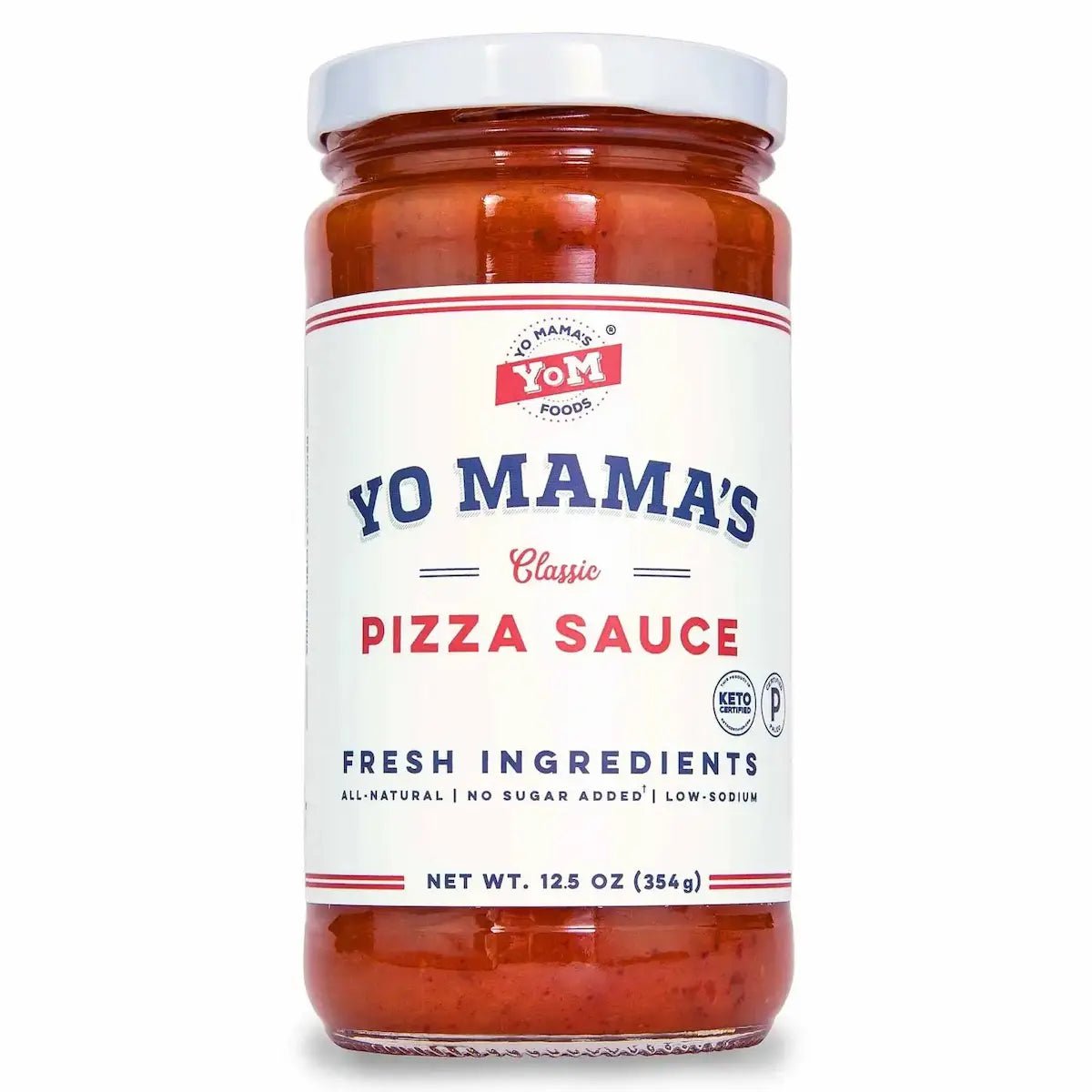 Yo Mama Classic Pizza Sauce - Gluten Free & Keto Certified Yo Mama Classic Pizza Sauce - Gluten Free & Keto Certified