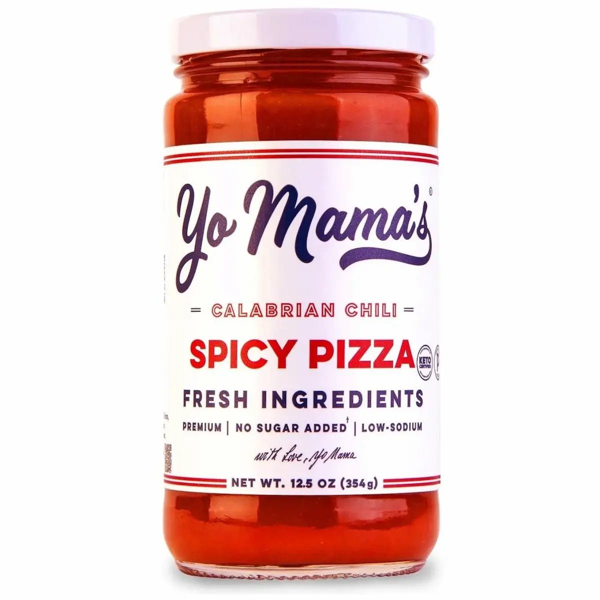 Yo Mama Spicy Pizza Sauce, 12.5oz