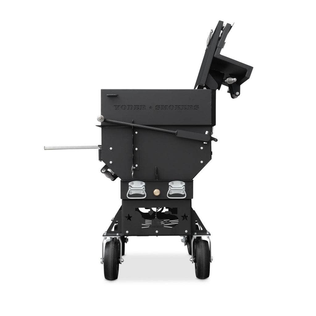 Yoder Smokers 24x48 Flat Top Adjustable Charcoal Grill, Standard Cart 12047794
