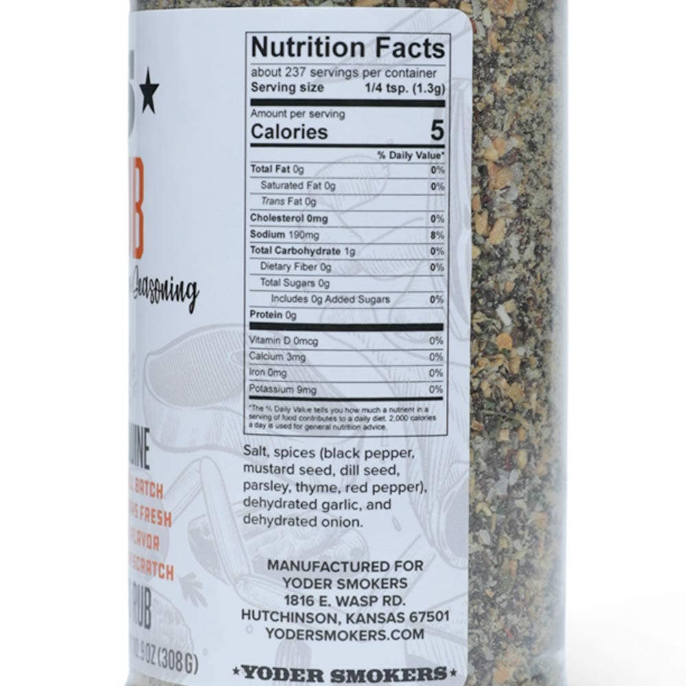 Yoder Smokers All Purpose Rub Herbs & Spices 12039555