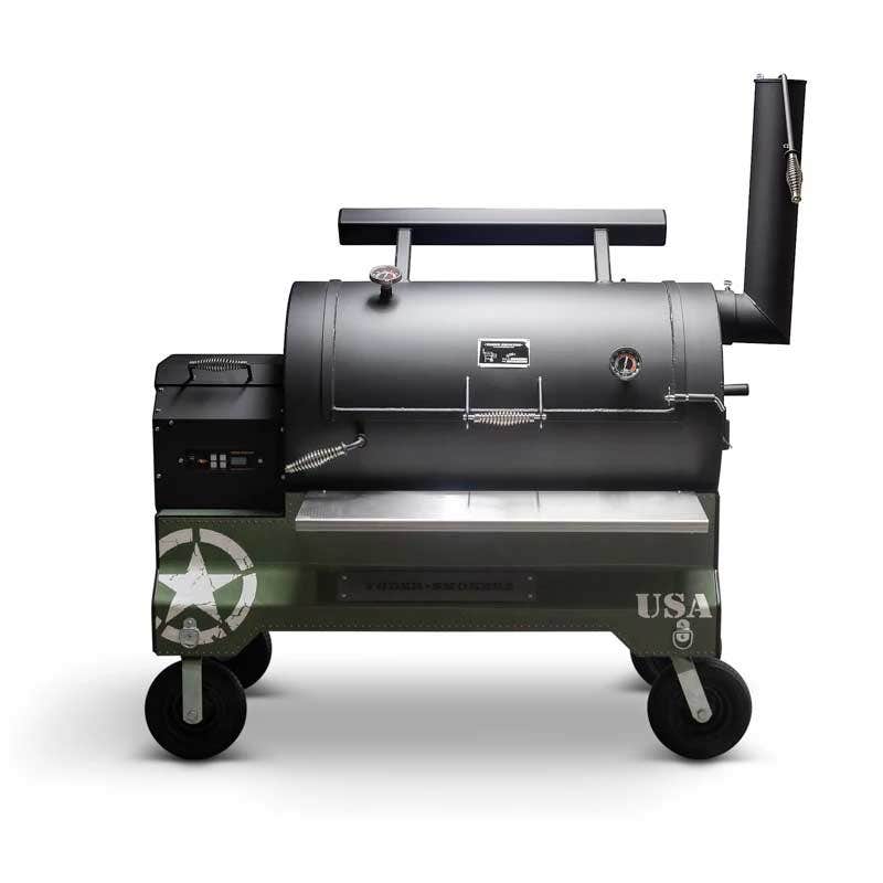 Yoder Smokers YS1500 Competition Cart Magnetic Wrap - Military Green Outdoor Grill Accessories 12030170