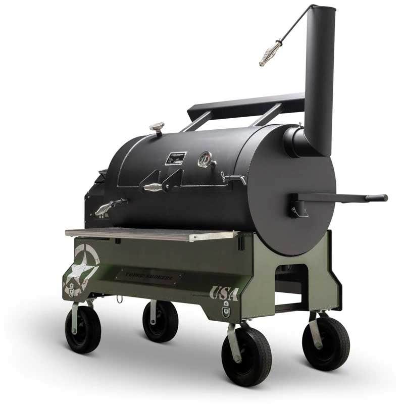 Yoder Smokers YS1500 Competition Cart Magnetic Wrap - Military Green Outdoor Grill Accessories 12030170