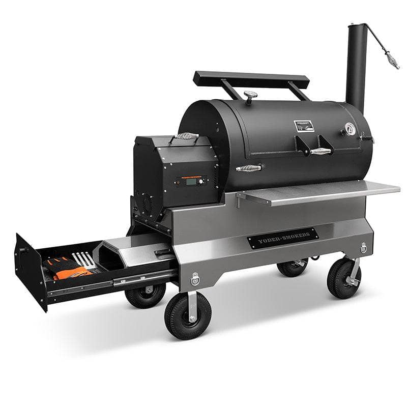 Yoder Smokers YS1500s Pellet BBQ Grill with Storage Drawer Outdoor Grill