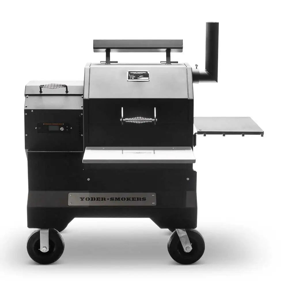 Yoder Smokers YS480s Pellet Grill on Competition Cart Outdoor Grills