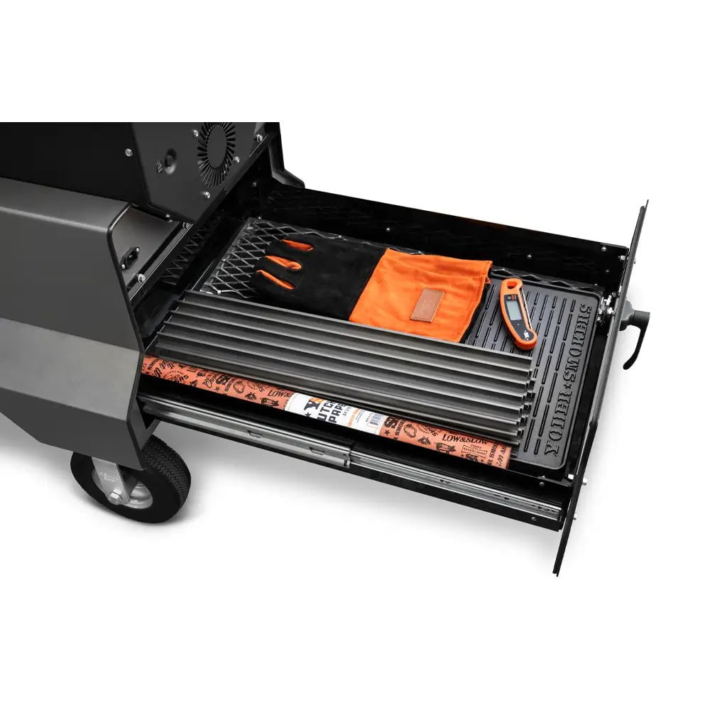 Yoder Smokers YS480s Pellet Grill on Competition Cart with Storage Drawer Outdoor Grill