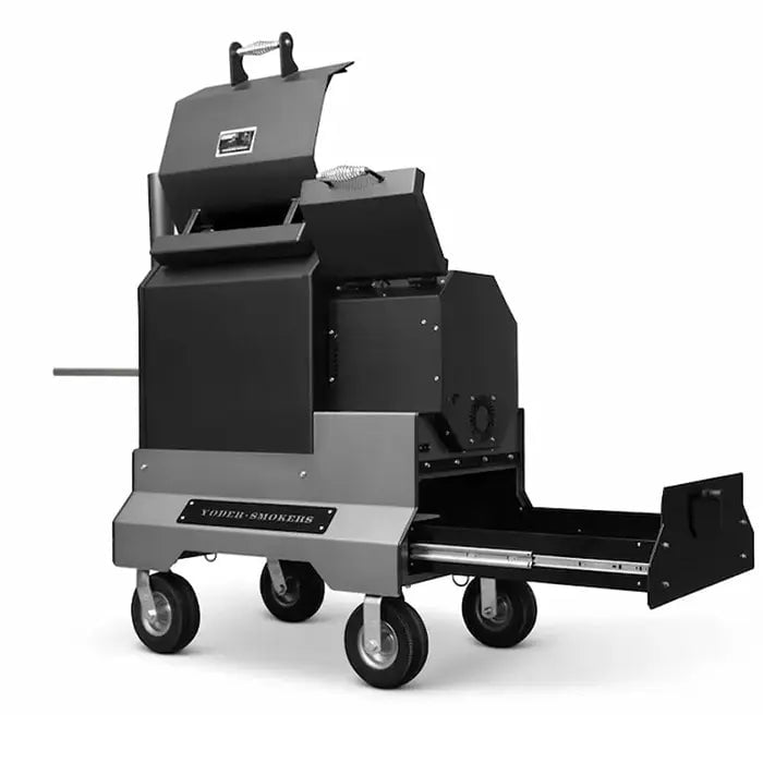 Yoder Smokers YS480s Pellet Grill on Competition Cart with Storage Drawer Outdoor Grill