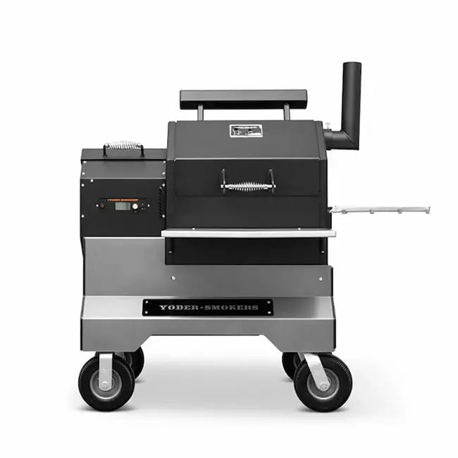 Yoder Smokers YS480s Pellet Grill on Competition Cart with Storage Drawer Outdoor Grill