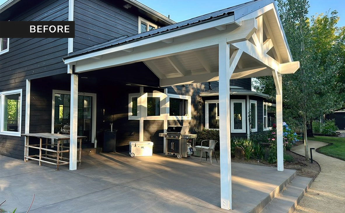 Jasons bbq setup - before