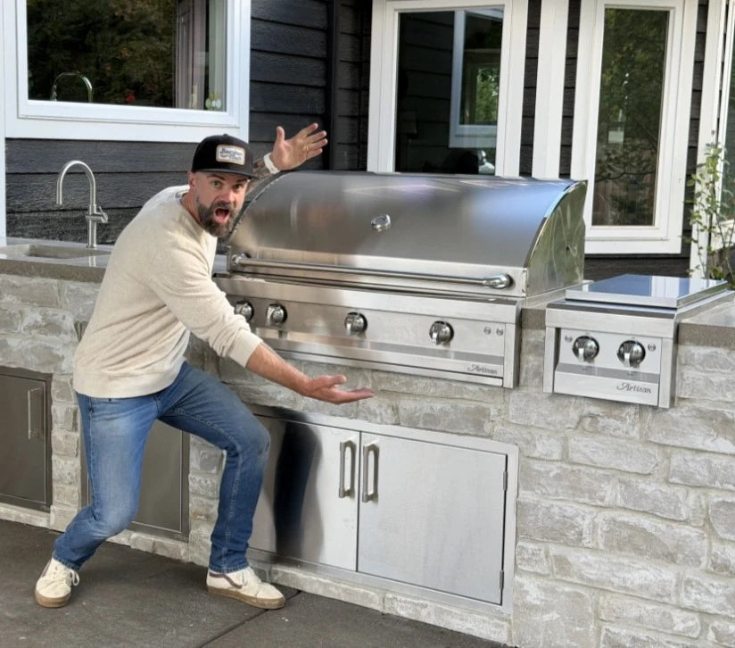 Jasons BBQ setup after - 1