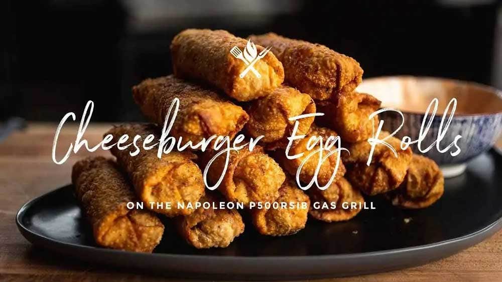 Cheeseburger Egg Rolls | The Sauce by All Things Barbecue