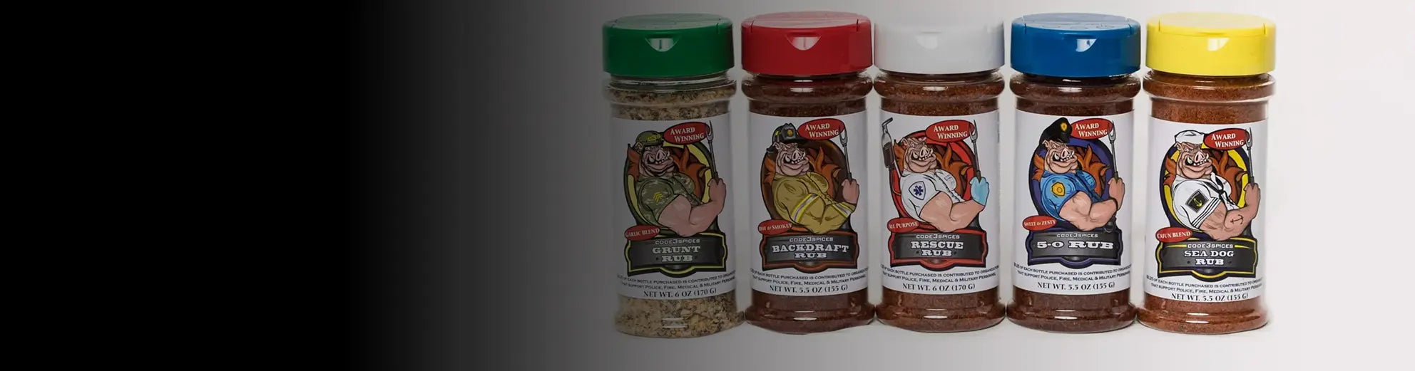 Code 3 Barbecue Spices | BBQ Rubs