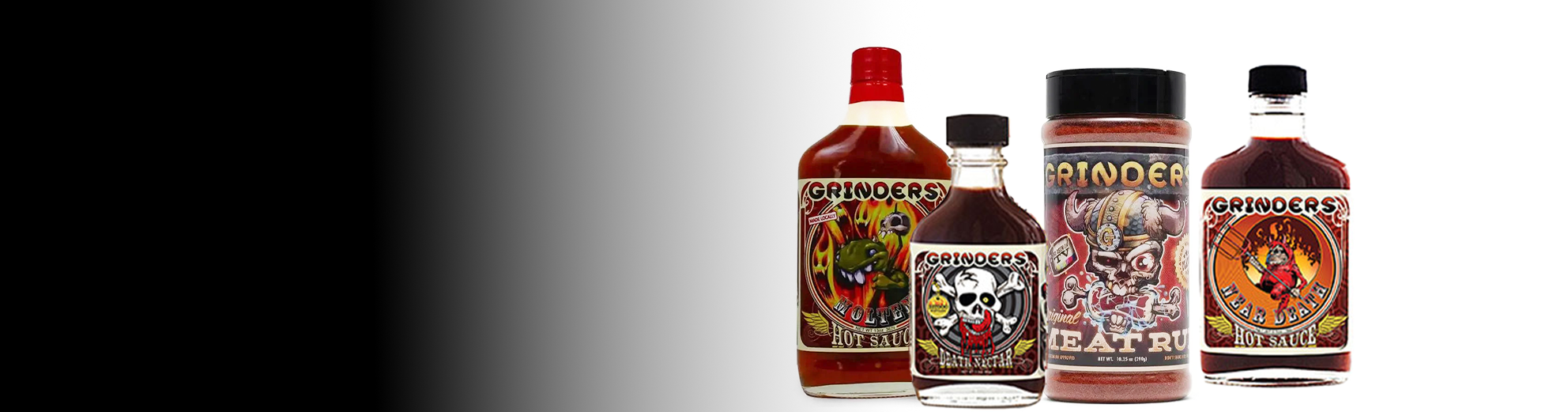 Grinders Hot Sauces and Rubs