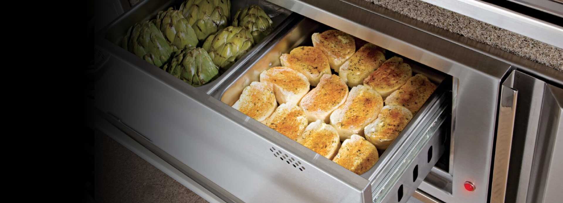 Outdoor Kitchen Food Warming Drawers