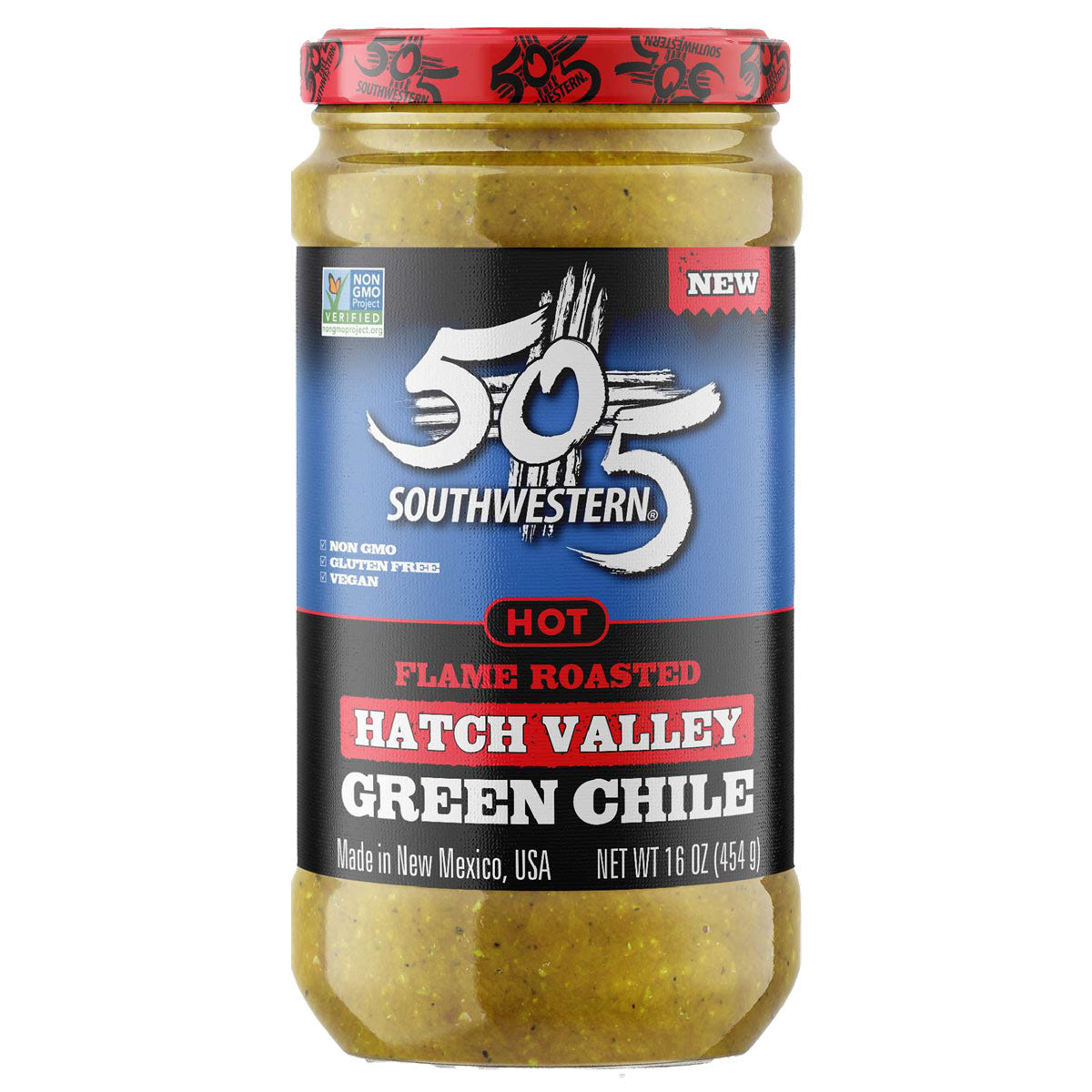 505 Hot Flame Roasted Hatch Valley Green Chile Condiments & Sauces 12043421