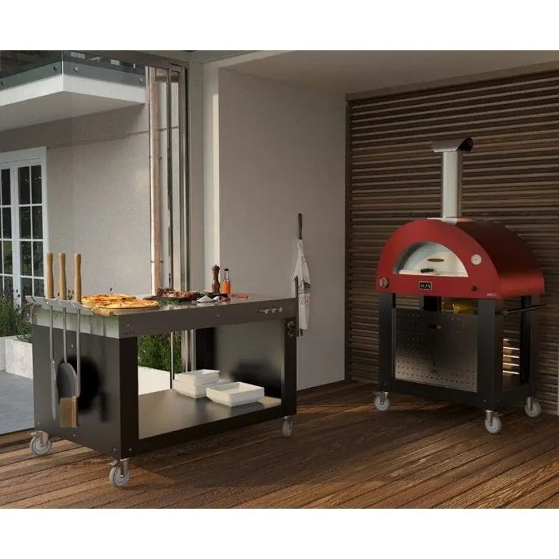 Alfa Brio Gas Pizza Oven, Red Pizza Makers & Ovens 12035167