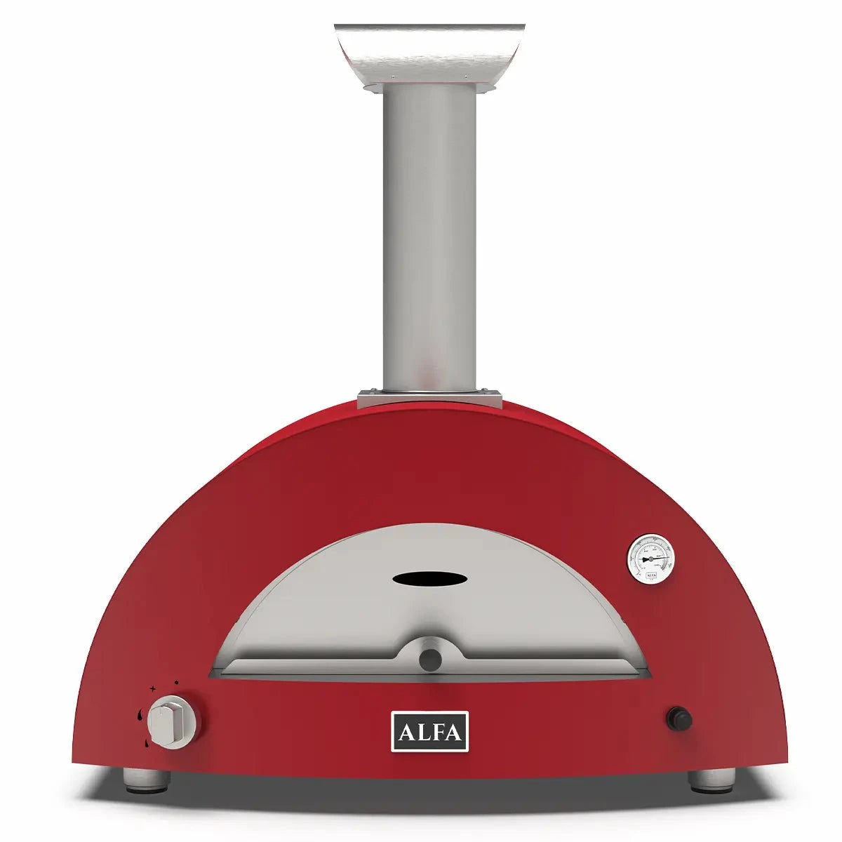 Alfa Moderno 2 Pizze Gas Fired Pizza Oven Ruby Red / Liquid Propane 12047517