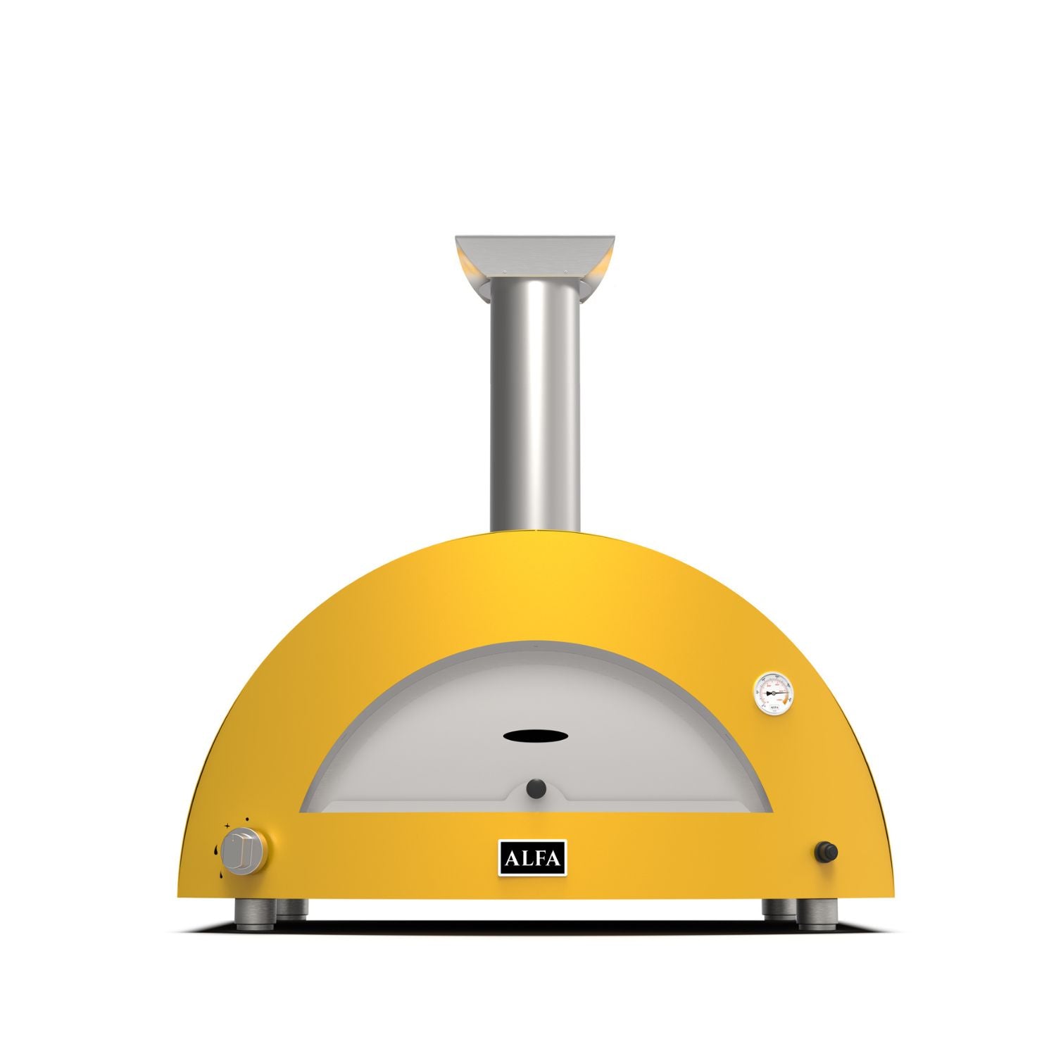 Alfa Moderno 3 Pizze Gas Fired Pizza Oven Fire Yellow 12044566