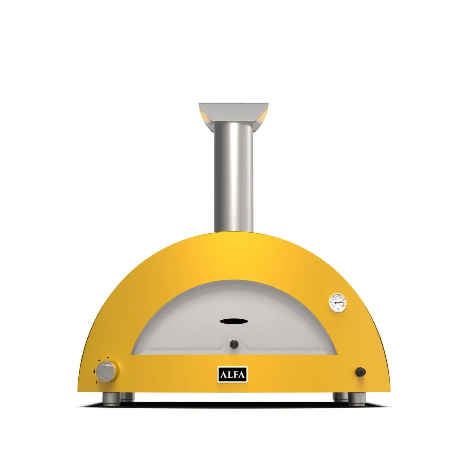 Alfa Moderno 3 Pizze Gas Fired Pizza Oven Fire Yellow 12044566