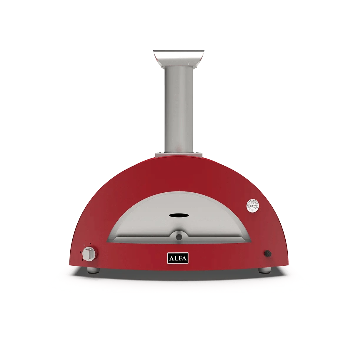 Alfa Moderno 3 Pizze Pizza Ovens Liquid Propane / Ruby Red 12048246
