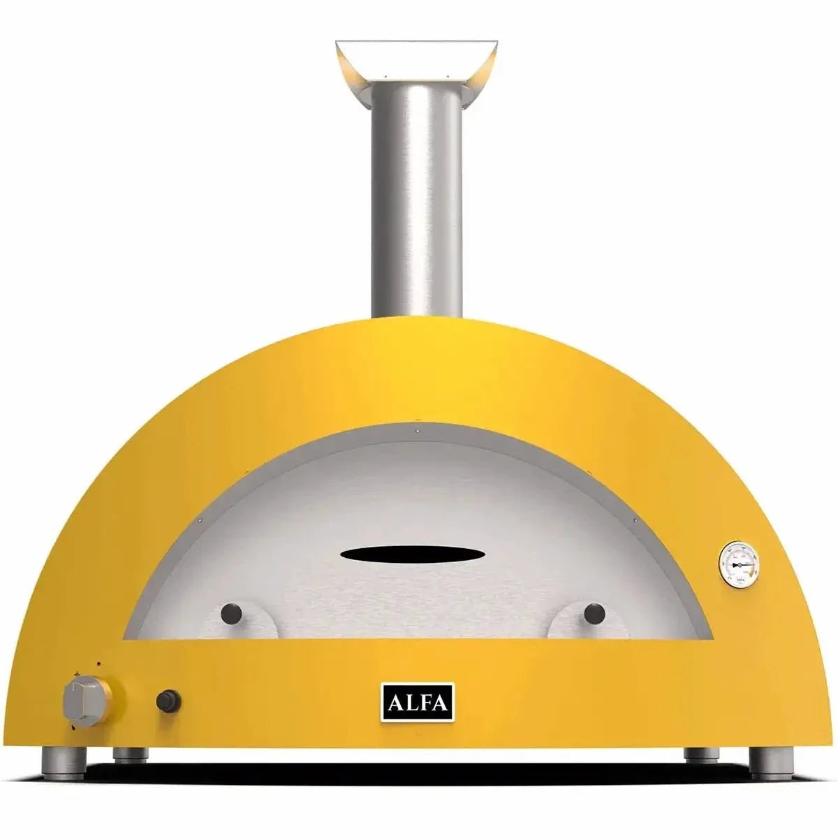 Alfa Moderno 5 Pizze Gas Pizza Oven Pizza Makers & Ovens Imperial Yellow 12048241