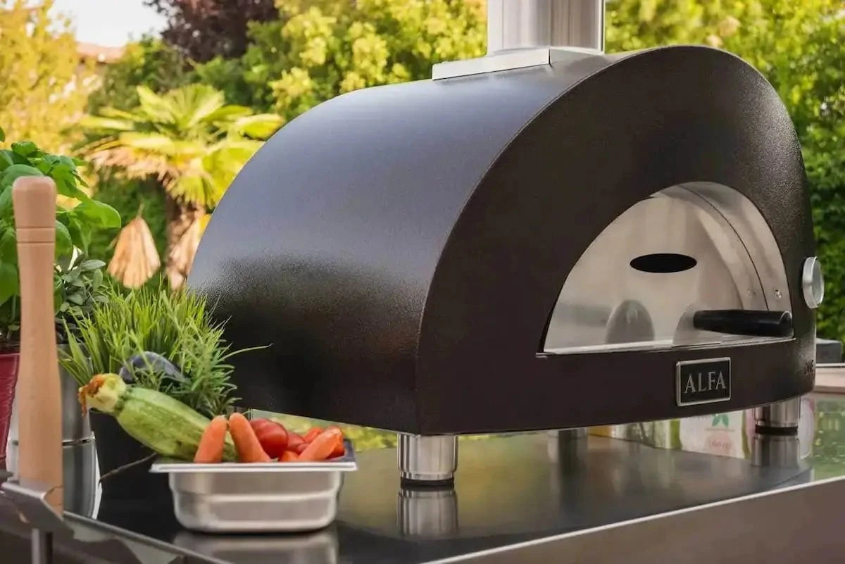 Alfa Nano Countertop Wood Fired Pizza Oven, Copper Pizza Makers & Ovens 12032823