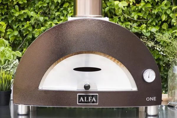 Alfa Nano Countertop Wood Fired Pizza Oven, Copper Pizza Makers & Ovens 12032823