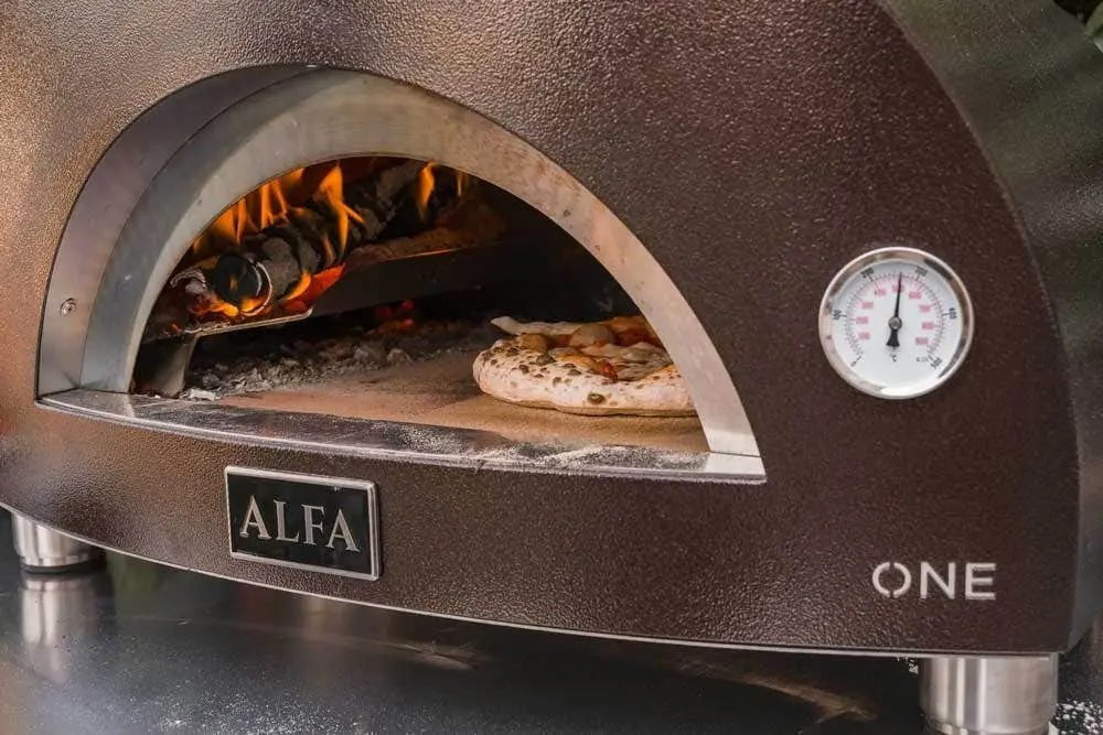 Alfa Nano Countertop Wood Fired Pizza Oven, Copper Pizza Makers & Ovens 12032823