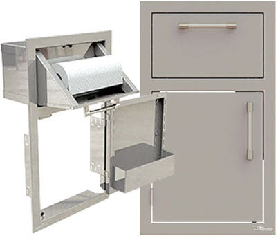 Alfresco 17 inch Access Door & Paper Towel Holder Combo, Cabinets & Storage