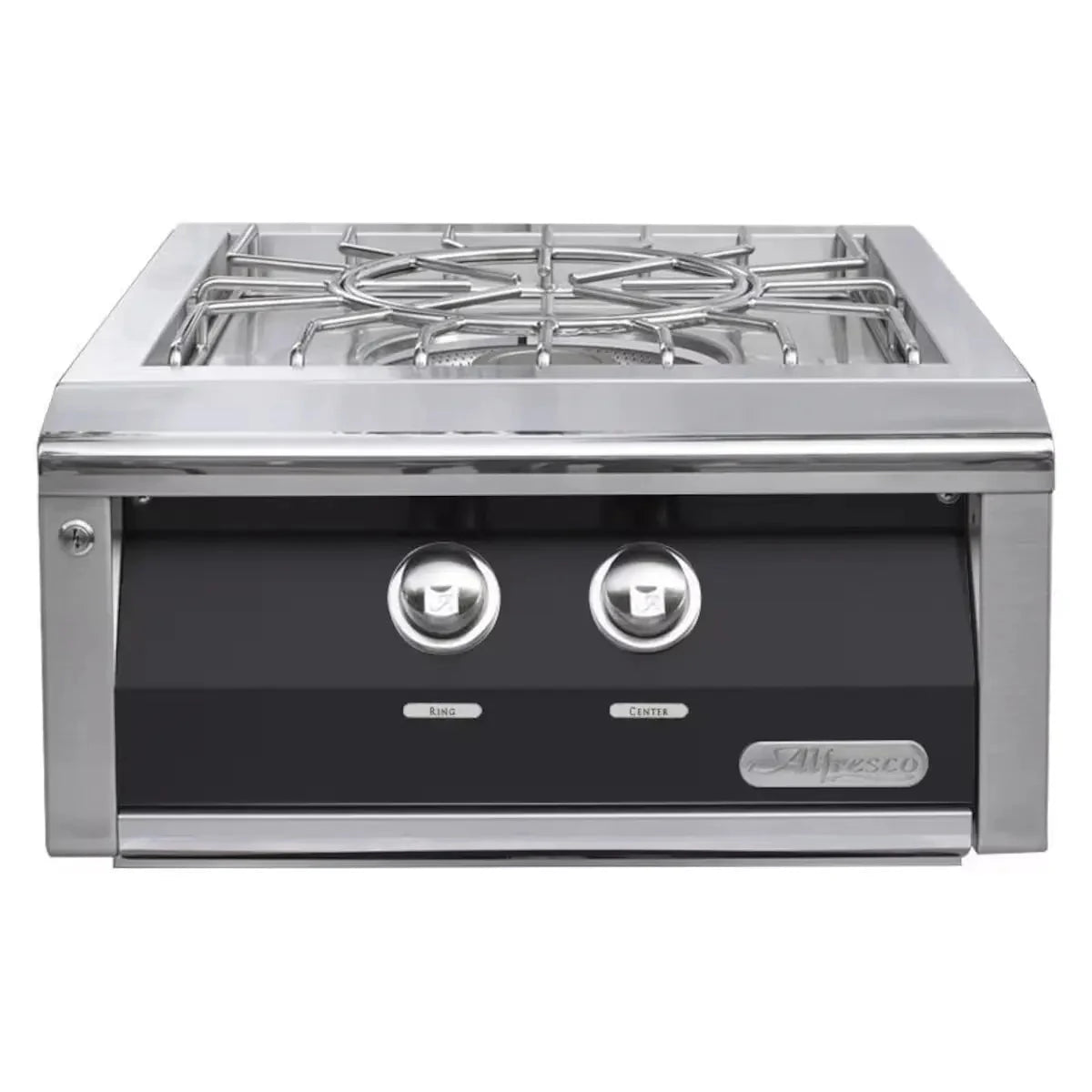 Alfresco Grills 24" VersaPower Gas Side Burner Outdoor Grills Natural Gas / Black Matte 12046434