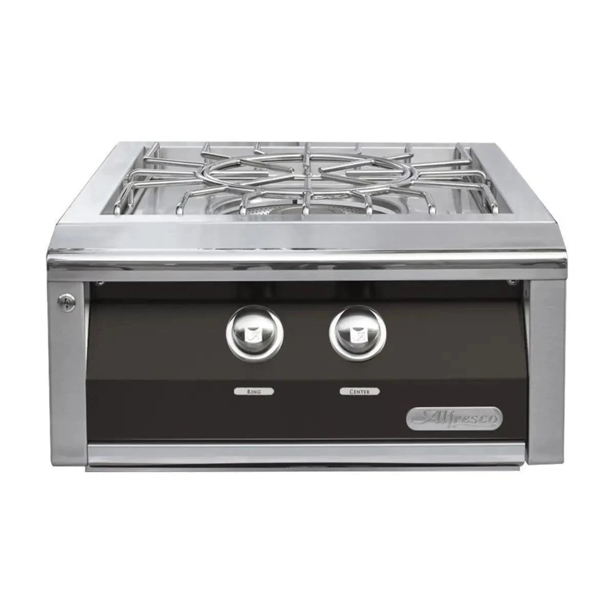 Alfresco Grills 24" VersaPower Gas Side Burner Outdoor Grills Natural Gas / Jet Black Gloss 12046440