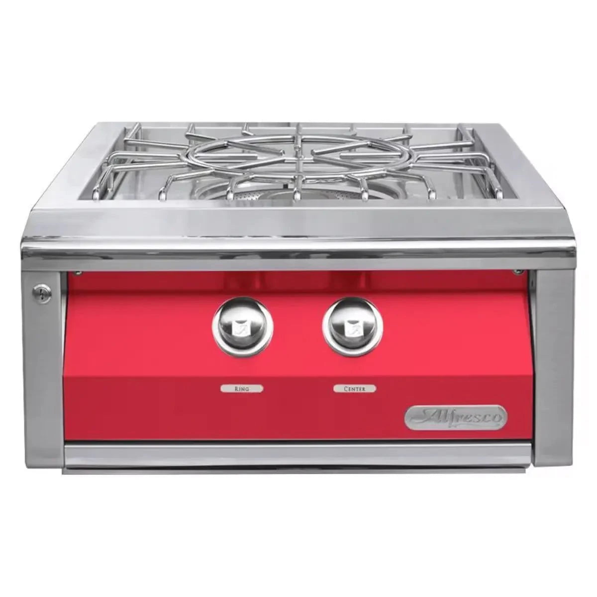 Alfresco Grills 24" VersaPower Gas Side Burner Outdoor Grills Natural Gas / Raspberry Red 12046446