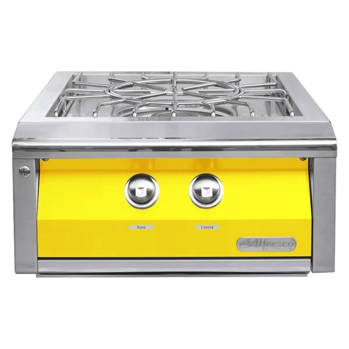 Alfresco Grills 24" VersaPower Gas Side Burner Outdoor Grills Natural Gas / Traffic Yellow 12046452