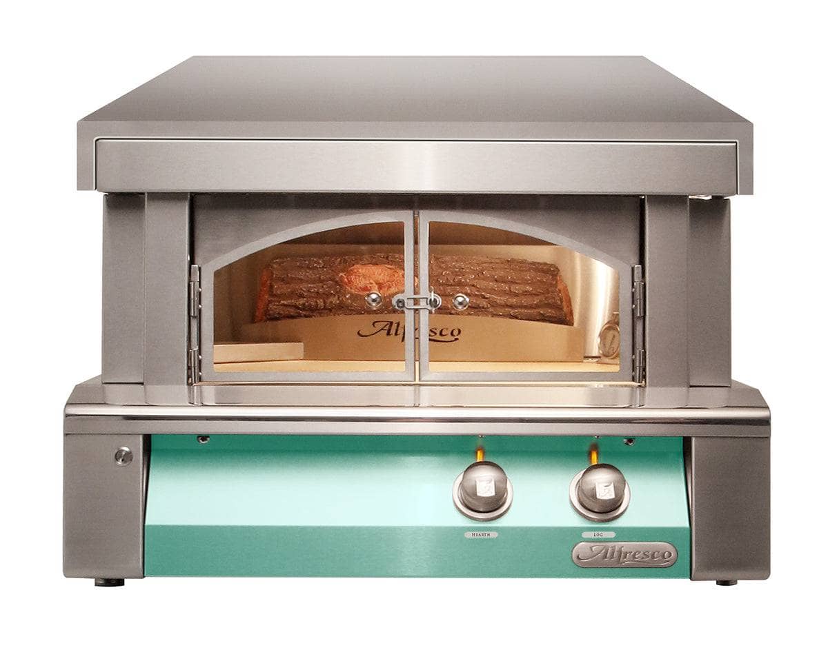 Alfresco Grills 30in Countertop Outdoor Pizza Oven Outdoor Grills Natural Gas / Light Green 12046081
