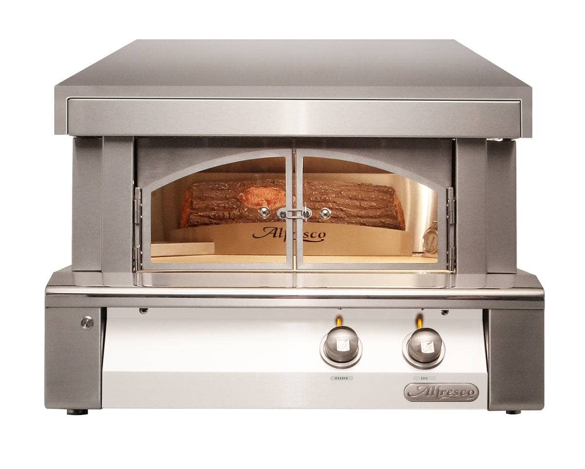 Alfresco Grills 30in Countertop Outdoor Pizza Oven Outdoor Grills Natural Gas / Signal White Gloss 12046089
