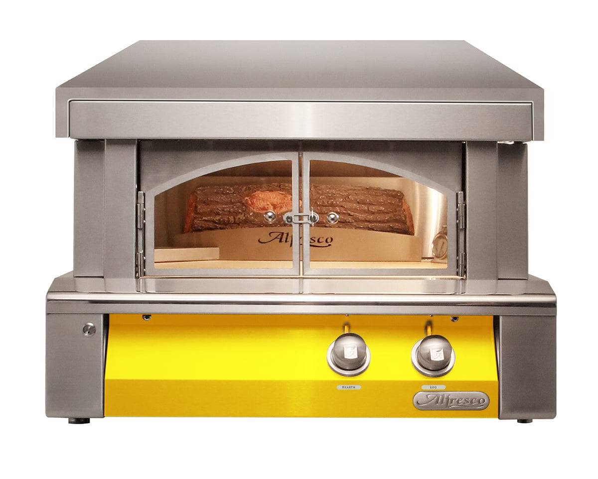 Alfresco Grills 30in Countertop Outdoor Pizza Oven Outdoor Grills Natural Gas / Traffic Yellow 12046091
