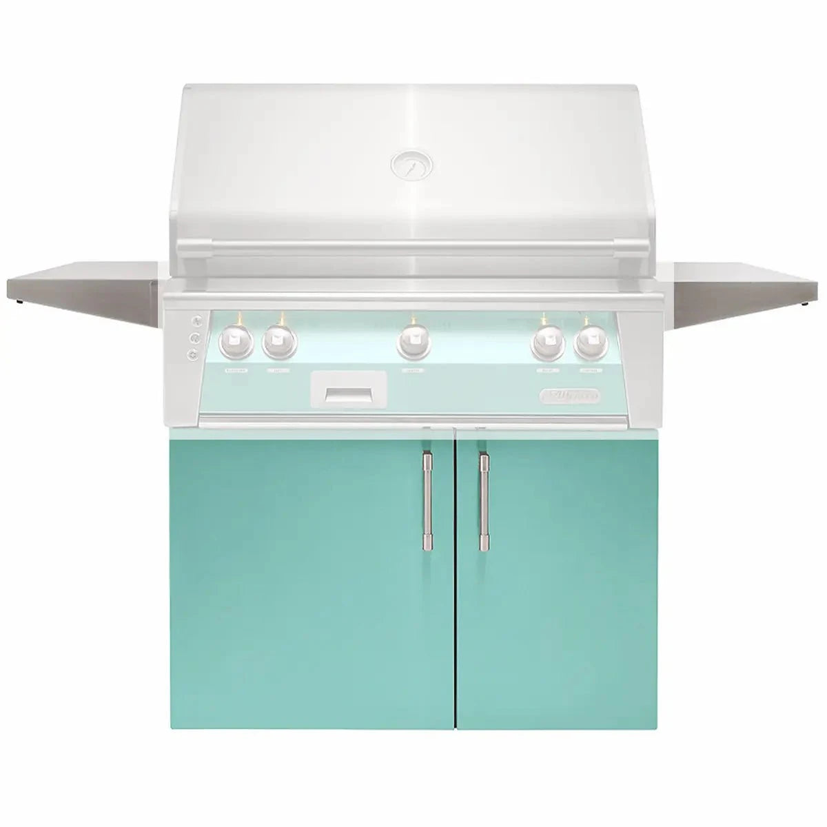 Alfresco Grills Standard Stainless Steel Gas Grill Carts Outdoor Grill Carts 30 inch / Light Green 12046473