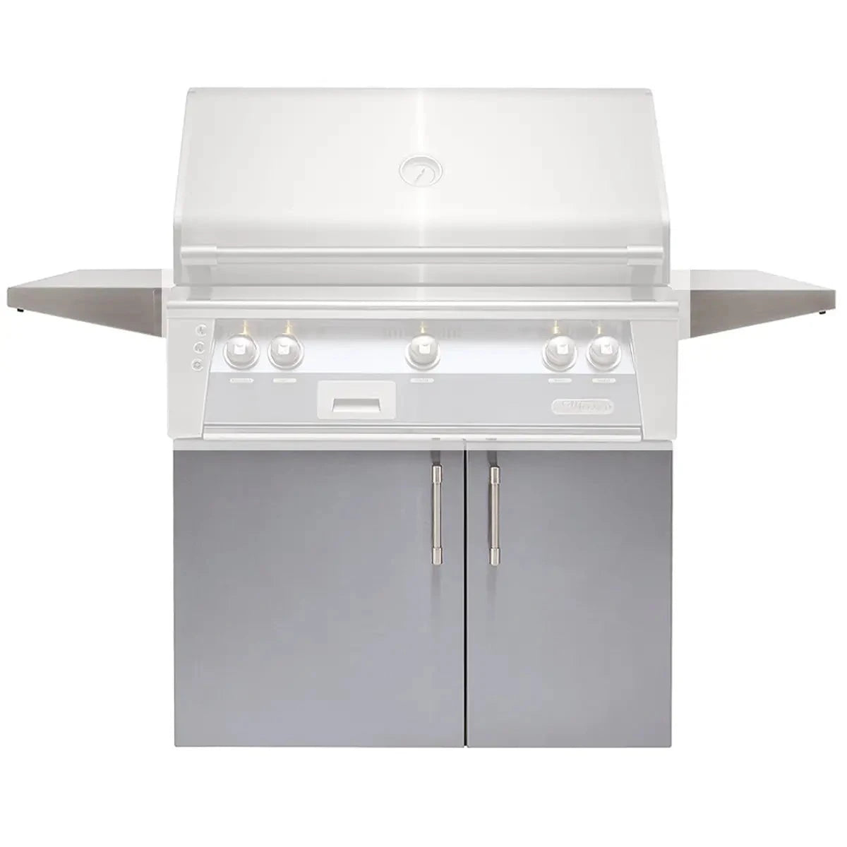 Alfresco Grills Standard Stainless Steel Gas Grill Carts Outdoor Grill Carts 30" / Signal Gray 12046485