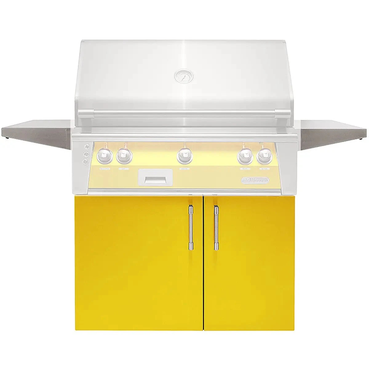 Alfresco Grills Standard Stainless Steel Gas Grill Carts Outdoor Grill Carts 30 inch / Traffic Yellow 12046493