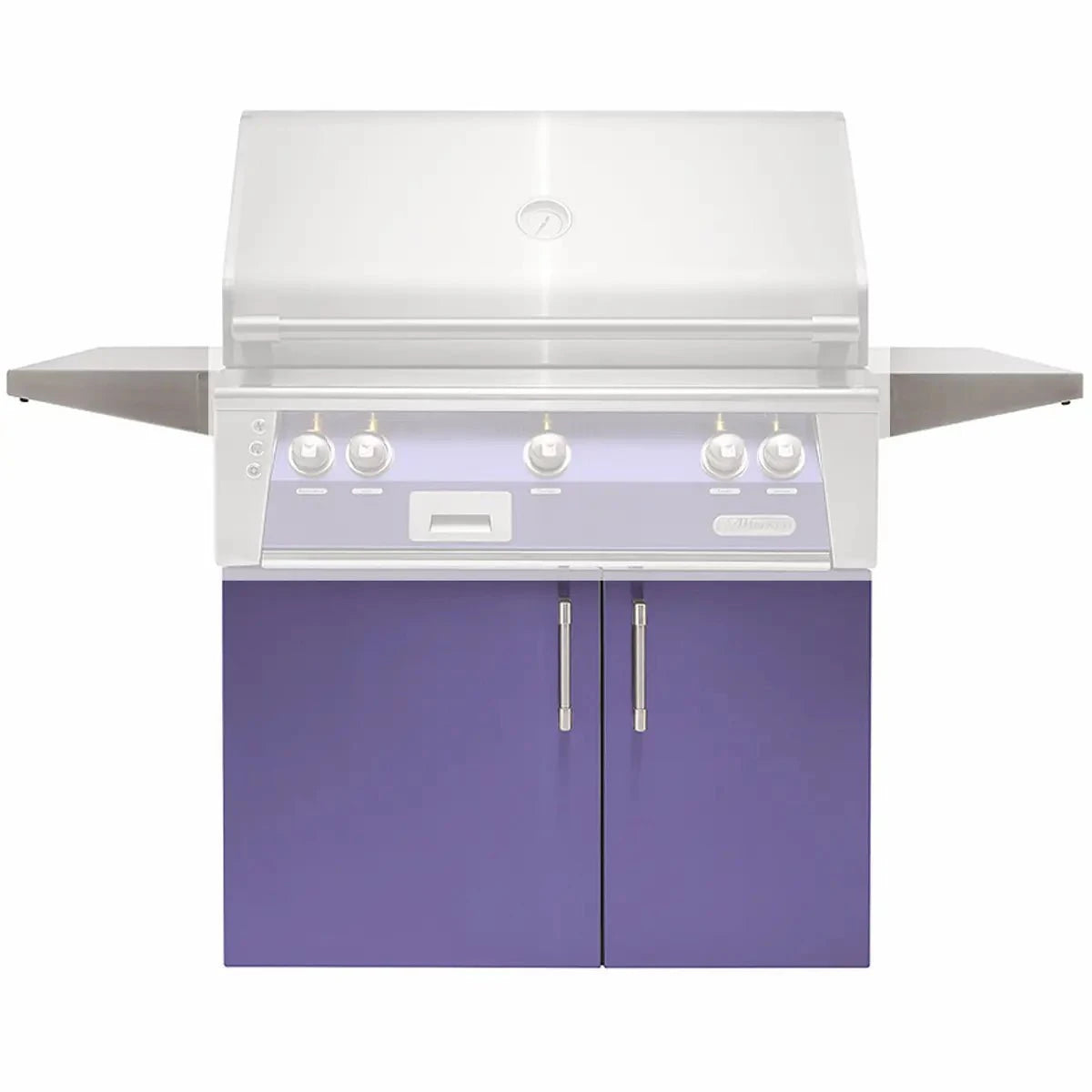 Alfresco Grills Standard Stainless Steel Gas Grill Carts Outdoor Grill Carts 36" / Blue Lilac 12046462