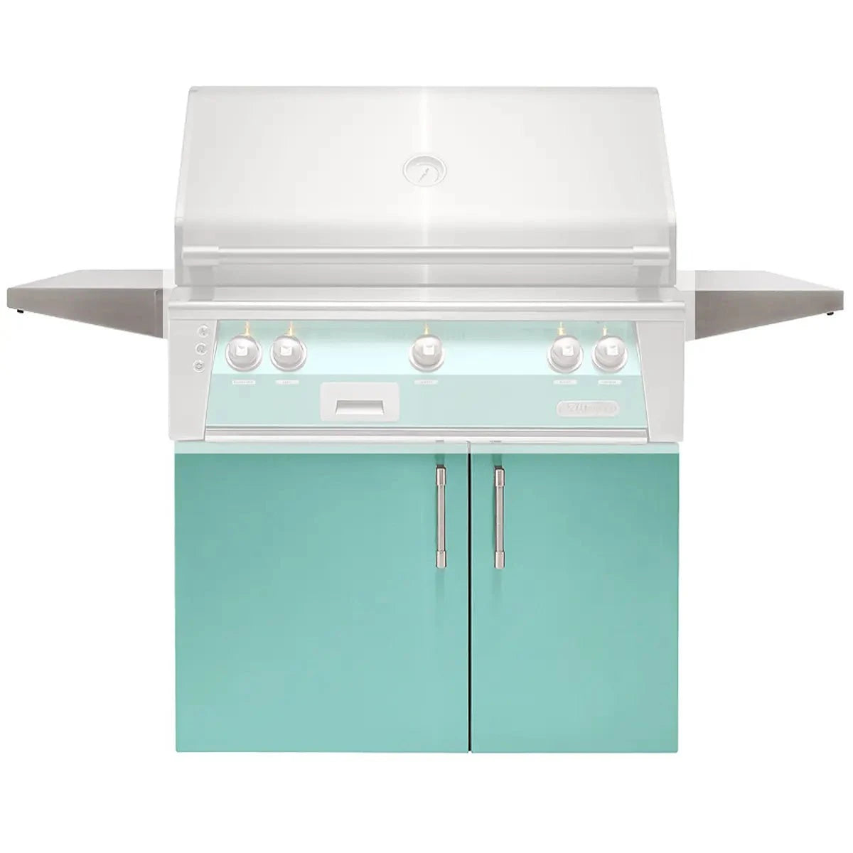 Alfresco Grills Standard Stainless Steel Gas Grill Carts Outdoor Grill Carts 36" / Light Green 12046474