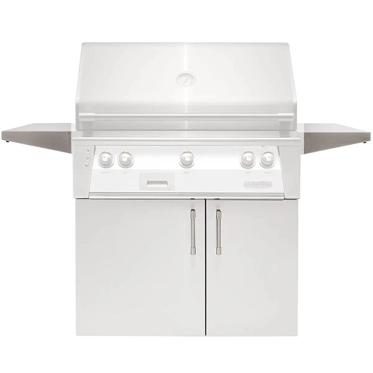 Alfresco Grills Standard Stainless Steel Gas Grill Carts Outdoor Grill Carts 36" / Signal White Gloss 12046490