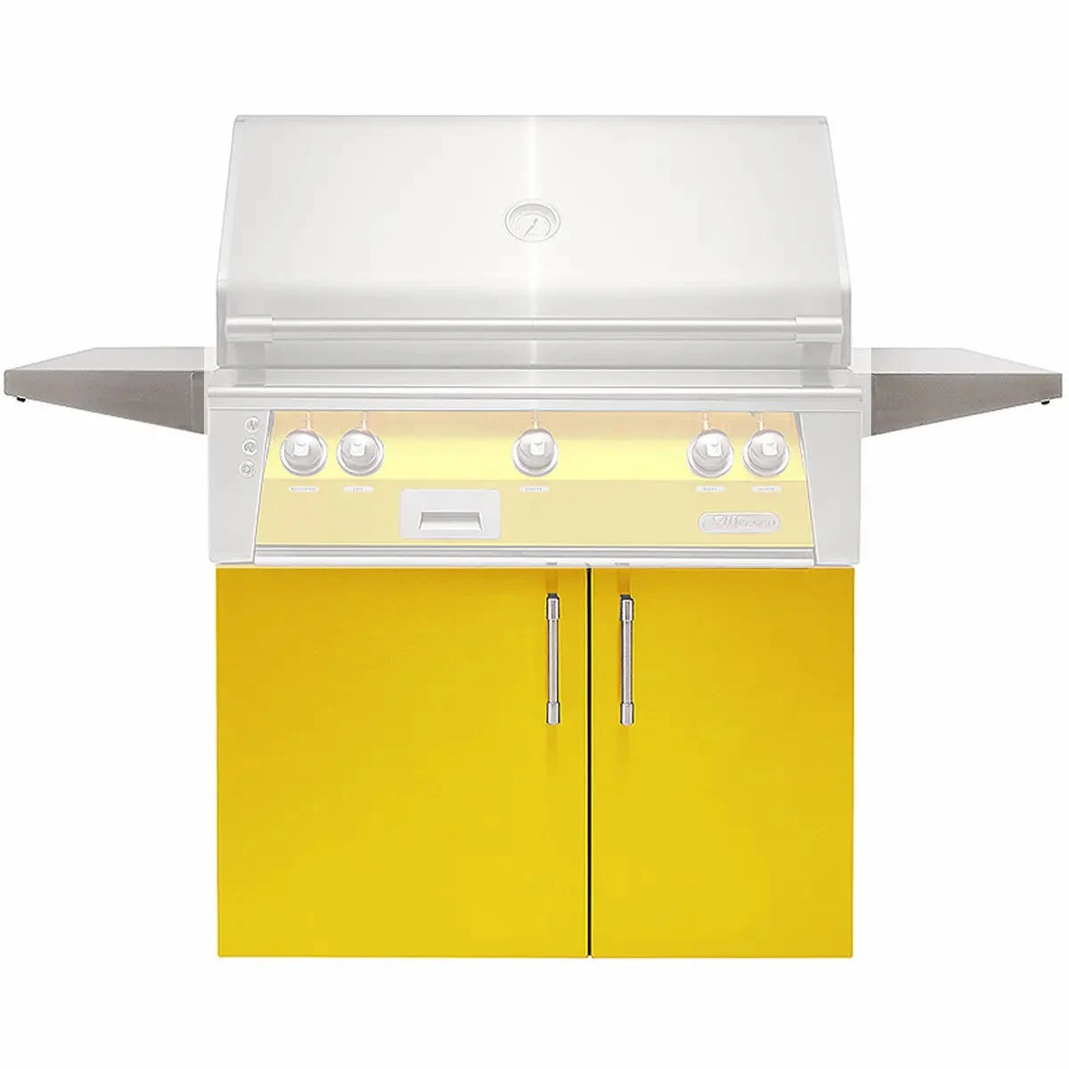 Alfresco Grills Standard Stainless Steel Gas Grill Carts Outdoor Grill Carts 36 inch / Traffic Yellow 12046494