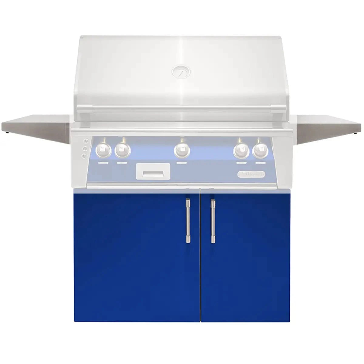 Alfresco Grills Standard Stainless Steel Gas Grill Carts Outdoor Grill Carts 36" / Ultramarine Blue 12046498