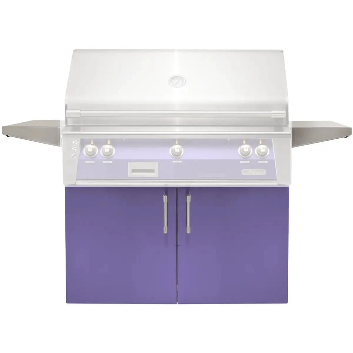 Alfresco Grills Standard Stainless Steel Gas Grill Carts Outdoor Grill Carts 42" / Blue Lilac 12046463