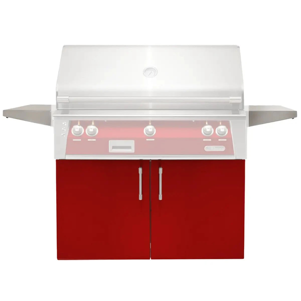 Alfresco Grills Standard Stainless Steel Gas Grill Carts Outdoor Grill Carts 42 inch / Carmine Red 12046467
