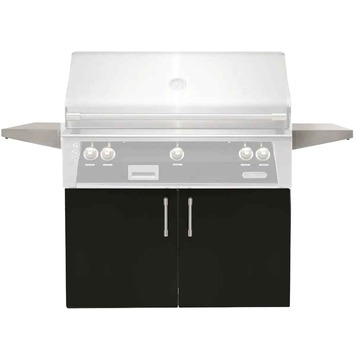 Alfresco Grills Standard Stainless Steel Gas Grill Carts Outdoor Grill Carts 42 inch / Jet Black Gloss 12046471