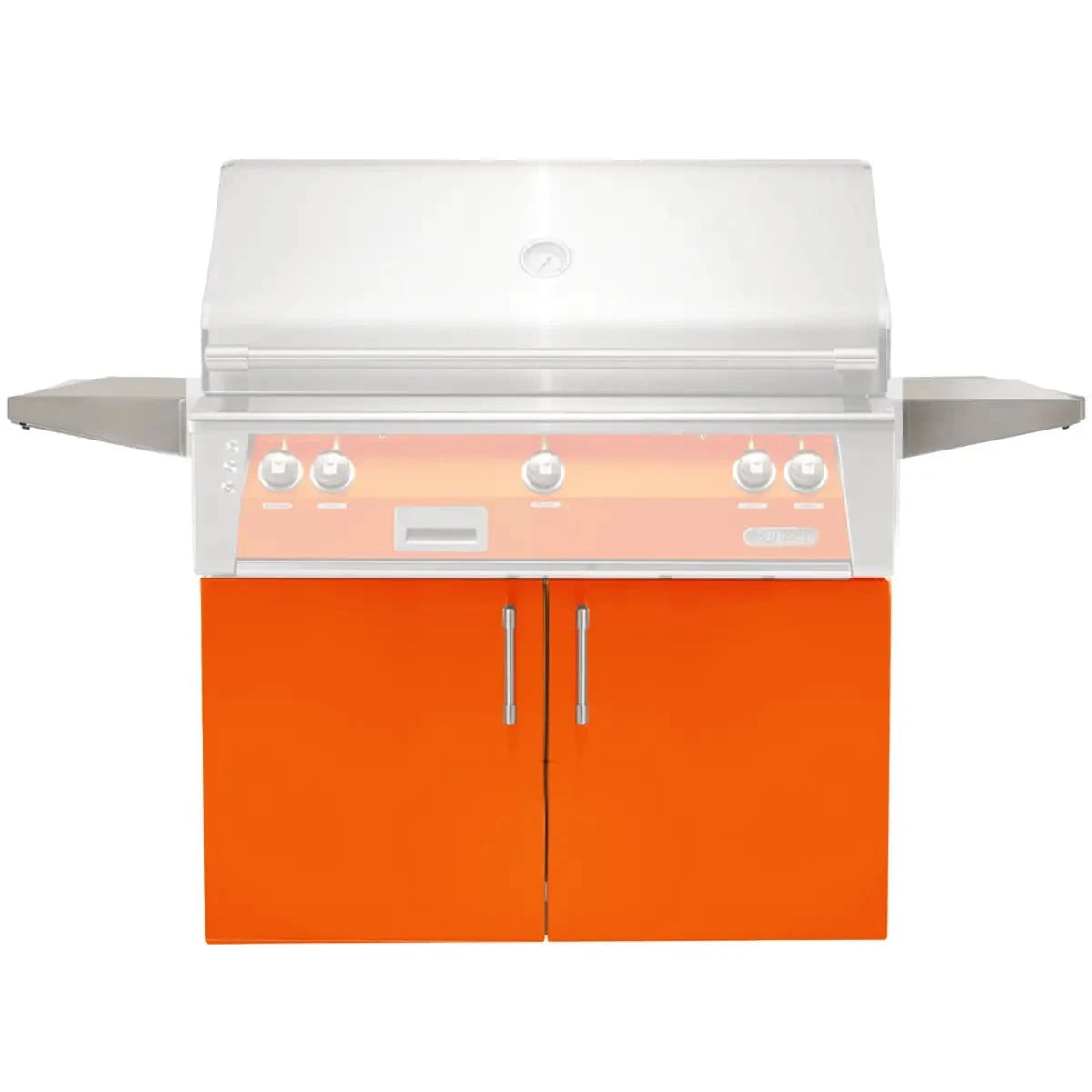 Alfresco Grills Standard Stainless Steel Gas Grill Carts Outdoor Grill Carts 42" / Luminous Orange 12046479