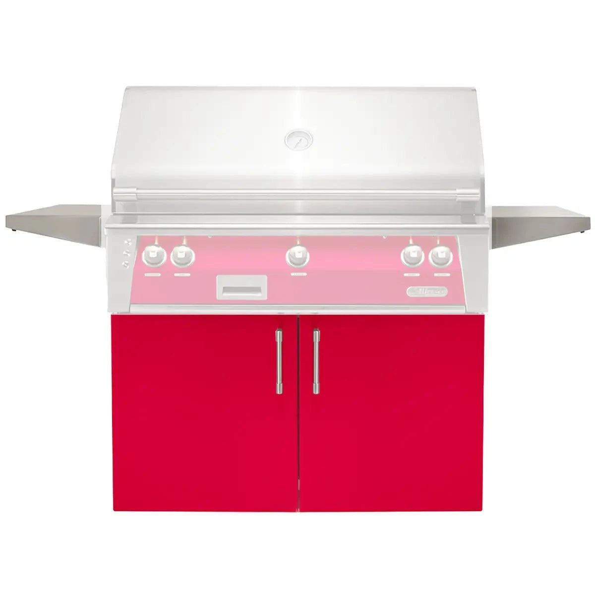 Alfresco Grills Standard Stainless Steel Gas Grill Carts Outdoor Grill Carts 42 inch / Raspberry Red 12046483