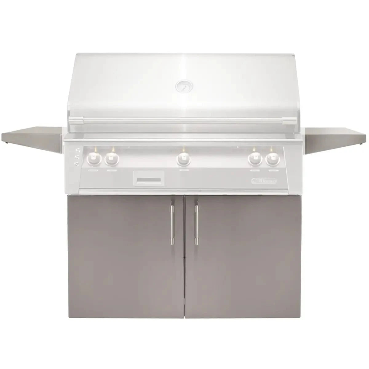Alfresco Grills Standard Stainless Steel Gas Grill Carts Outdoor Grill Carts 42" / Signal Gray 12046487