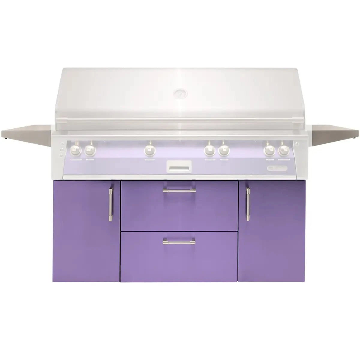 Alfresco Grills Standard Stainless Steel Gas Grill Carts Outdoor Grill Carts 56 inch / Blue Lilac 12046464